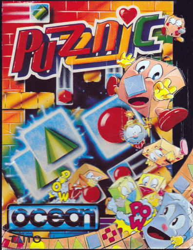 Puzznic box art for ZX Spectrum